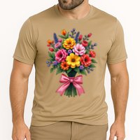 Spring Wildflower Bouquet Floral Arrangement Cooling Performance Crew T-Shirt