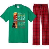 She Whispered Back I Am The Storm Black History Month Pajama Set