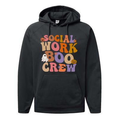 Social Worker Boo Crew Halloween Performance Fleece Hoodie