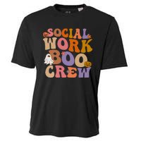 Social Worker Boo Crew Halloween Cooling Performance Crew T-Shirt