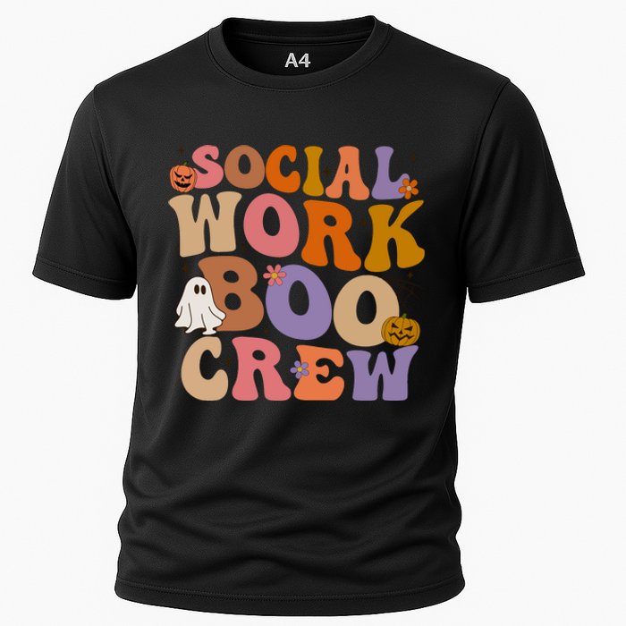 Social Worker Boo Crew Halloween Cooling Performance Crew T-Shirt