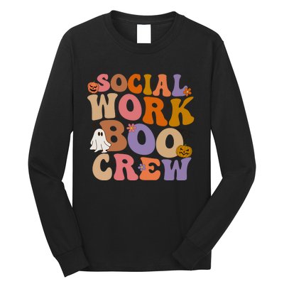 Social Worker Boo Crew Halloween Long Sleeve Shirt