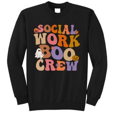 Social Worker Boo Crew Halloween Sweatshirt