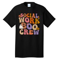 Social Worker Boo Crew Halloween Tall T-Shirt