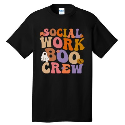 Social Worker Boo Crew Halloween Tall T-Shirt