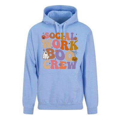 Social Worker Boo Crew Halloween Unisex Surf Hoodie