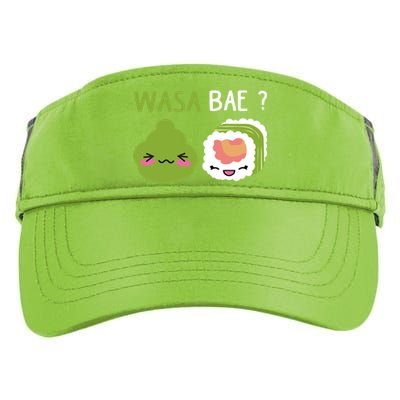 Sushi Wasa Bae Funny Sushi Lover Gift Adult Drive Performance Visor