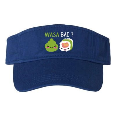 Sushi Wasa Bae Funny Sushi Lover Gift Valucap Bio-Washed Visor