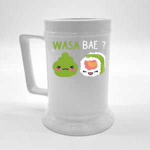 Sushi Wasa Bae Funny Sushi Lover Gift Beer Stein