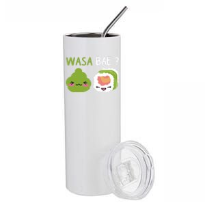 Sushi Wasa Bae Funny Sushi Lover Gift Stainless Steel Tumbler