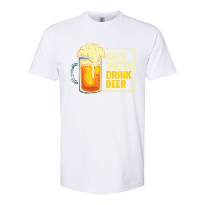 Save Water Beer Gift Softstyle® CVC T-Shirt