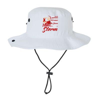 She Whispered Back I Am The Storm Open Heart Surgery Gift Legacy Cool Fit Booney Bucket Hat