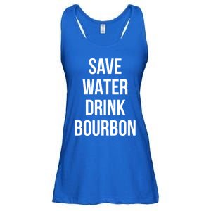 Save Water Bourdon Lover Great Gift Ladies Essential Flowy Tank