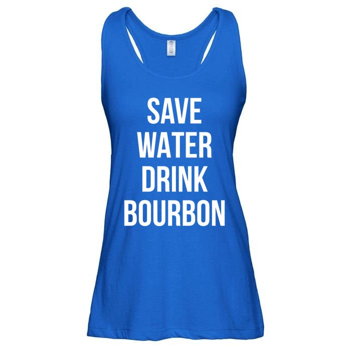 Save Water Bourdon Lover Great Gift Ladies Essential Flowy Tank