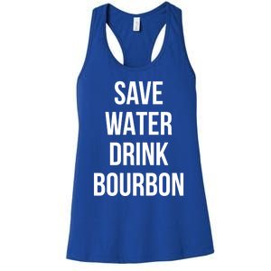 Save Water Bourdon Lover Great Gift Women's Racerback Tank