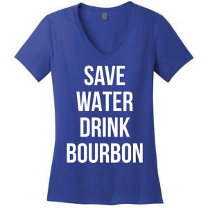 Save Water Bourdon Lover Great Gift Women's V-Neck T-Shirt