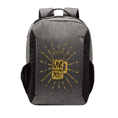 Save Water Beer Graffiti Art Protest Cute Gift Vector Backpack