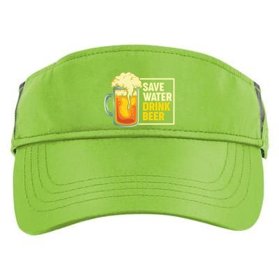 Save Water Beer Cute Gift Adult Drive Performance Visor