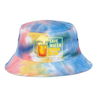 Save Water Beer Cute Gift Tie Dye Newport Bucket Hat