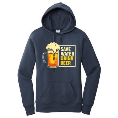 Save Water Beer Cute Gift Women's Pullover Hoodie