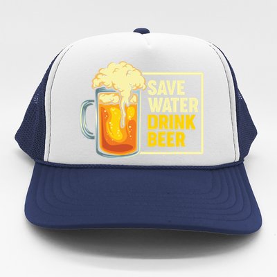 Save Water Beer Cute Gift Trucker Hat