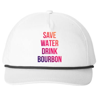 Save Water Bourdon Lover Gift Snapback Five-Panel Rope Hat