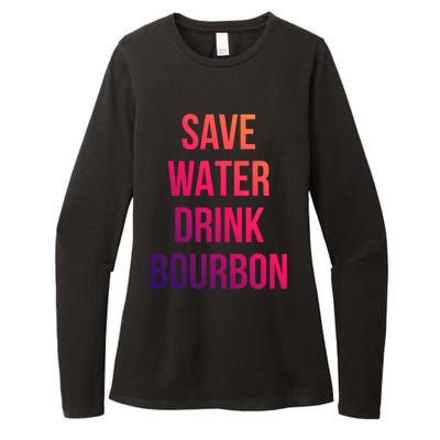 Save Water Bourdon Lover Gift Womens CVC Long Sleeve Shirt