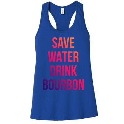 Save Water Bourdon Lover Gift Women's Racerback Tank