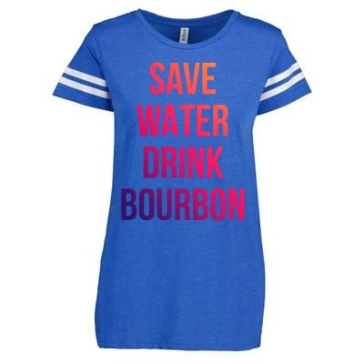 Save Water Bourdon Lover Gift Enza Ladies Jersey Football T-Shirt