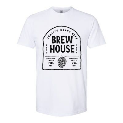 Save Water Beer Brew House Quality Craft Estd 1974 Meaningful Gift Softstyle CVC T-Shirt