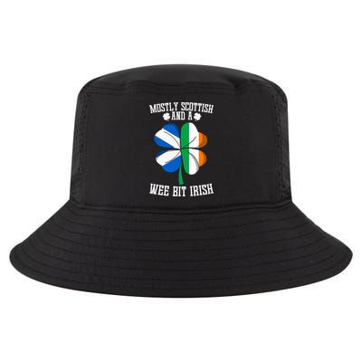 Scottish Wee Bit Irish Scotland St Patricks Day Gifts Flag Cool Comfort Performance Bucket Hat