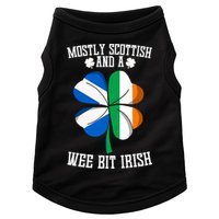 Scottish Wee Bit Irish Scotland St Patricks Day Gifts Flag Doggie Tank