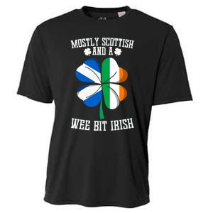 Scottish Wee Bit Irish Scotland St Patricks Day Gifts Flag Cooling Performance Crew T-Shirt