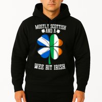 Scottish Wee Bit Irish Scotland St Patricks Day Gifts Flag Hoodie