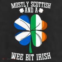 Scottish Wee Bit Irish Scotland St Patricks Day Gifts Flag Beanie