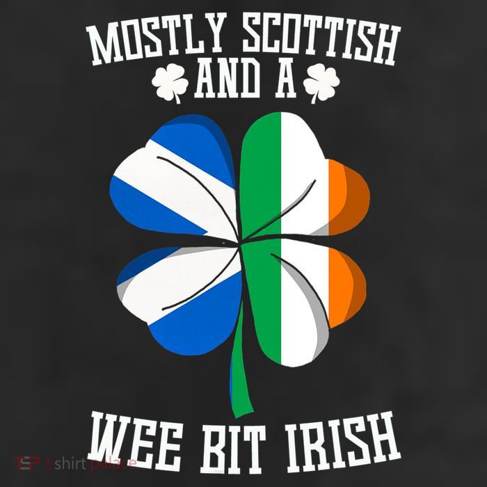 Scottish Wee Bit Irish Scotland St Patricks Day Gifts Flag Beanie