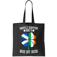 Scottish Wee Bit Irish Scotland St Patricks Day Gifts Flag Bag