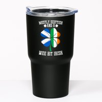 Scottish Wee Bit Irish Scotland St Patricks Day Gifts Flag Tumbler
