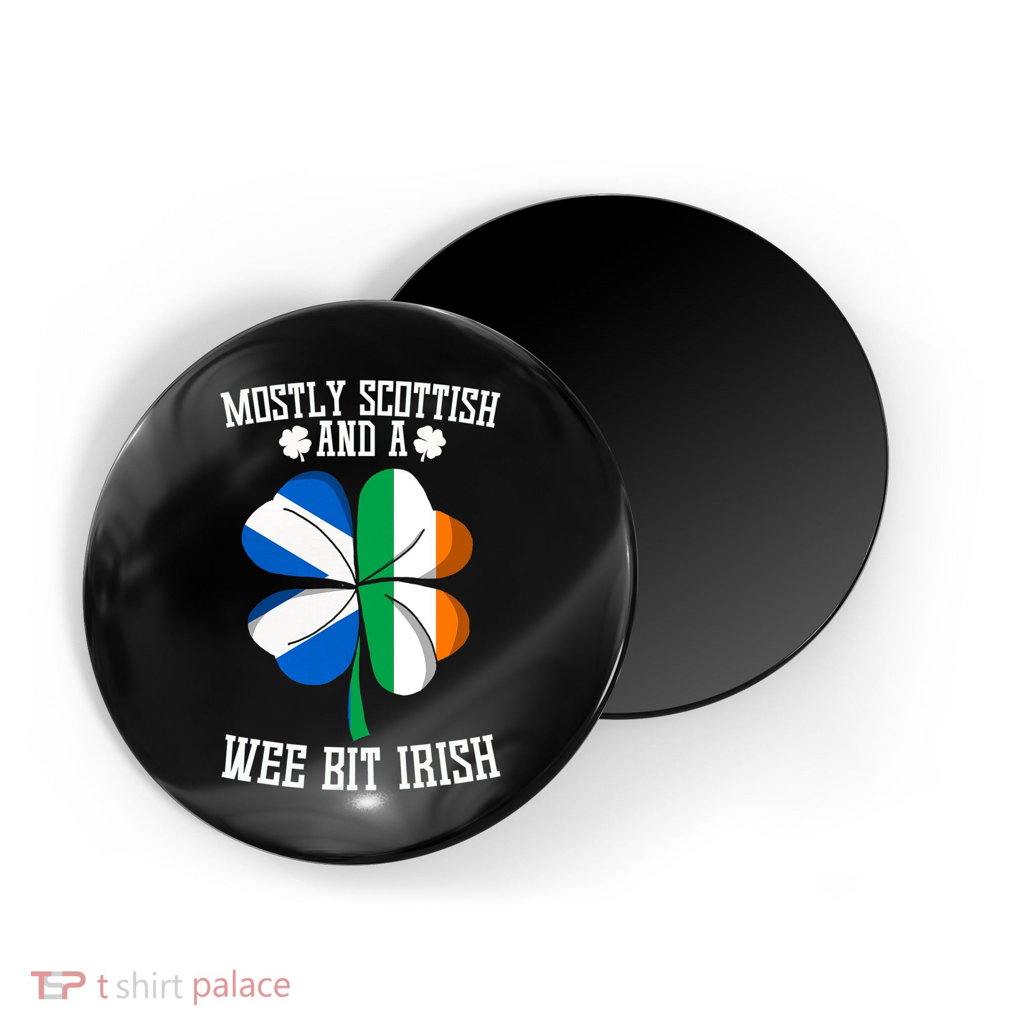 Scottish Wee Bit Irish Scotland St Patricks Day Gifts Flag Magnet