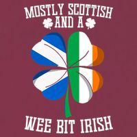Scottish Wee Bit Irish Scotland St Patricks Day Gifts Flag 16oz Travel Tumbler