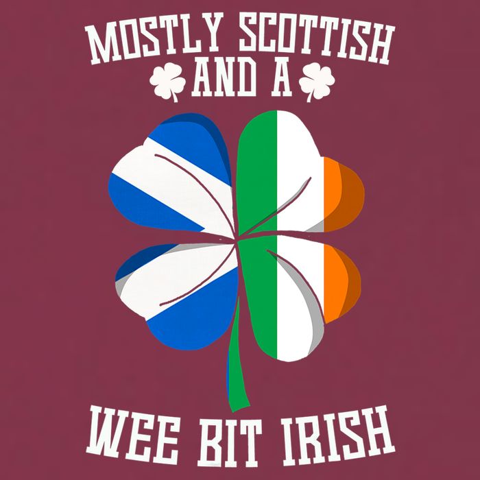 Scottish Wee Bit Irish Scotland St Patricks Day Gifts Flag 16oz Travel Tumbler