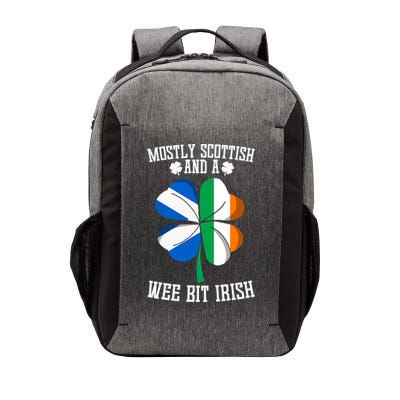 Scottish Wee Bit Irish Scotland St Patricks Day Gifts Flag Vector Backpack