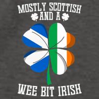 Scottish Wee Bit Irish Scotland St Patricks Day Gifts Flag Vector Backpack