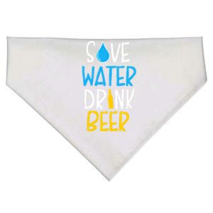 Save Water Beer Gift USA-Made Doggie Bandana