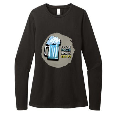 Save Water Beer Cool Alcohol Ing Gift Womens CVC Long Sleeve Shirt