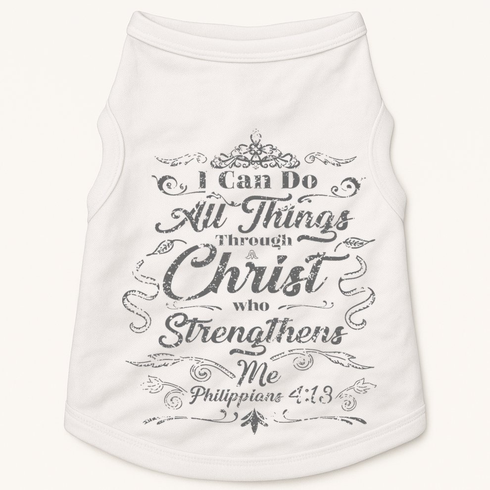 S With Bible Verses Christian Clothing S Doggie Tank