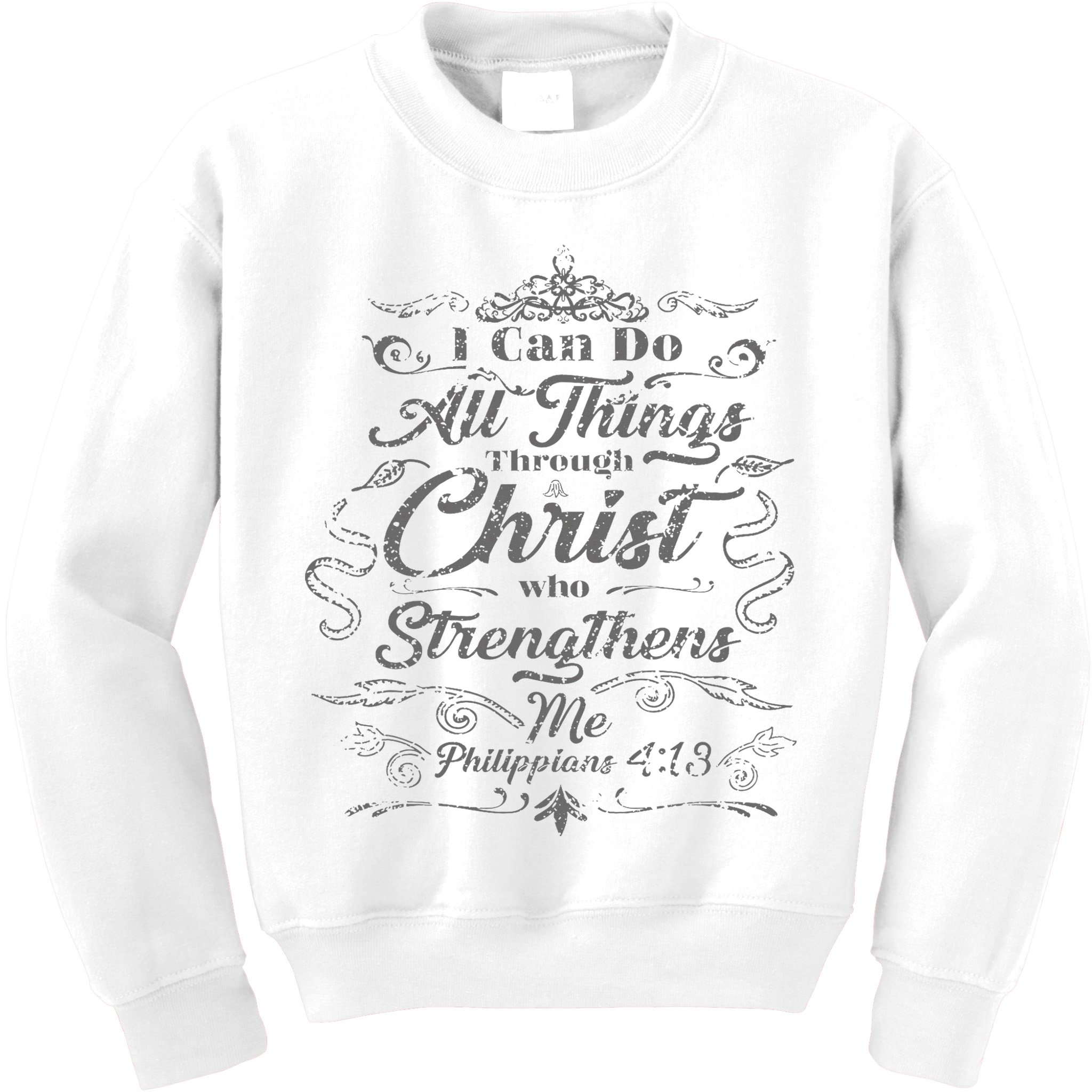 S With Bible Verses Christian Clothing S Kids Sweatshirt