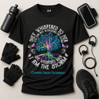 She Whispered Back I Am The Storm Funny Gift Cooling Performance Crew T-Shirt