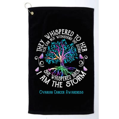 She Whispered Back I Am The Storm Funny Gift Golf Towel