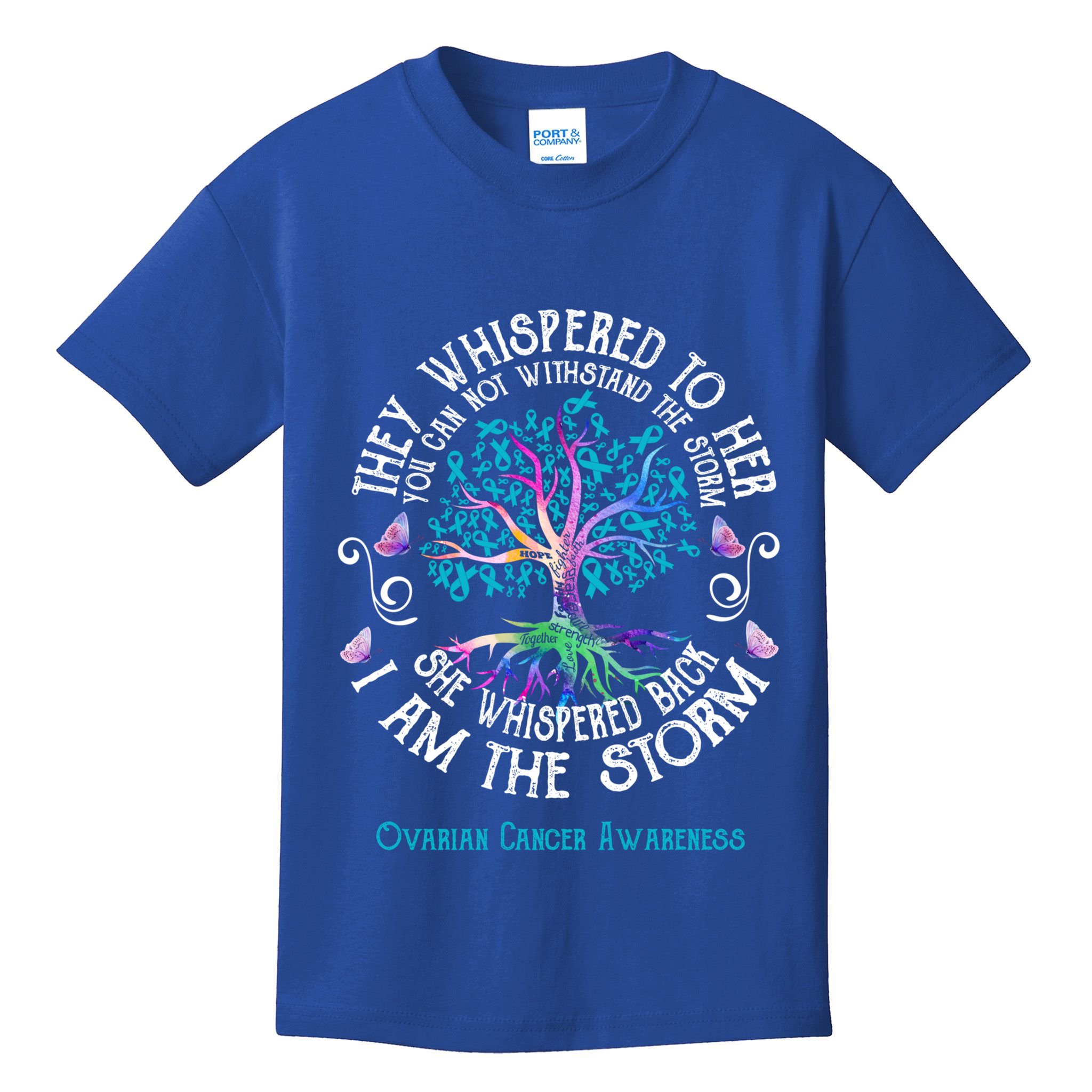 She Whispered Back I Am The Storm Funny Gift Kids T-Shirt